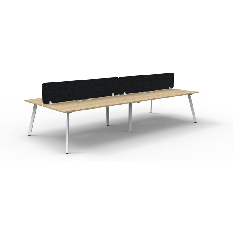 Eternity Back to Back Workstation with Eco Panel Screen - 4 Persons