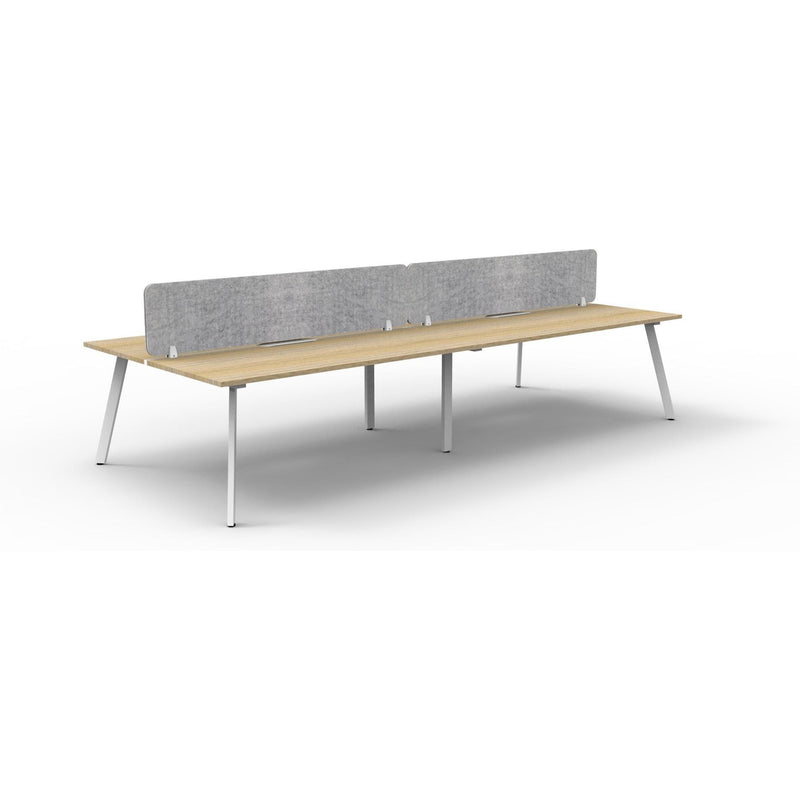 Eternity Back to Back Workstation with Eco Panel Screen - 4 Persons