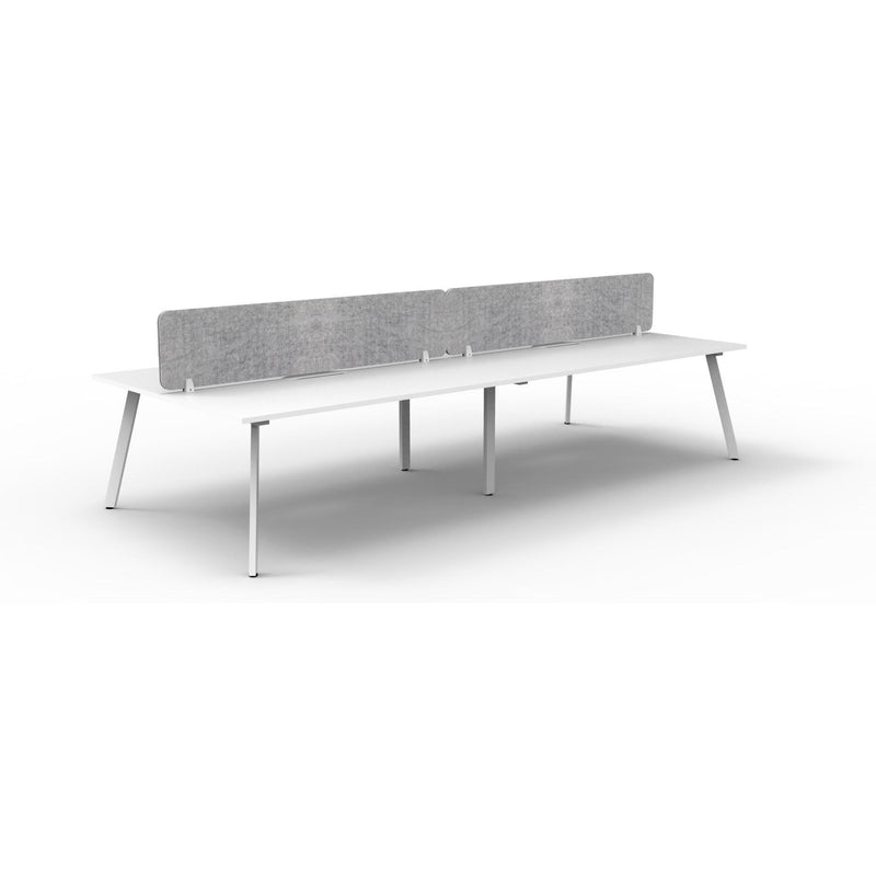 Eternity Back to Back Workstation with Eco Panel Screen - 4 Persons