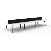 Eternity Back to Back Workstation with Eco Panel Screen - 6 Persons
