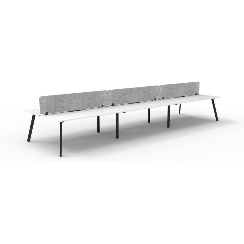 Eternity Back to Back Workstation with Eco Panel Screen - 6 Persons