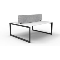 Infinity Back to Back Loop Leg Workstation - 2 Persons