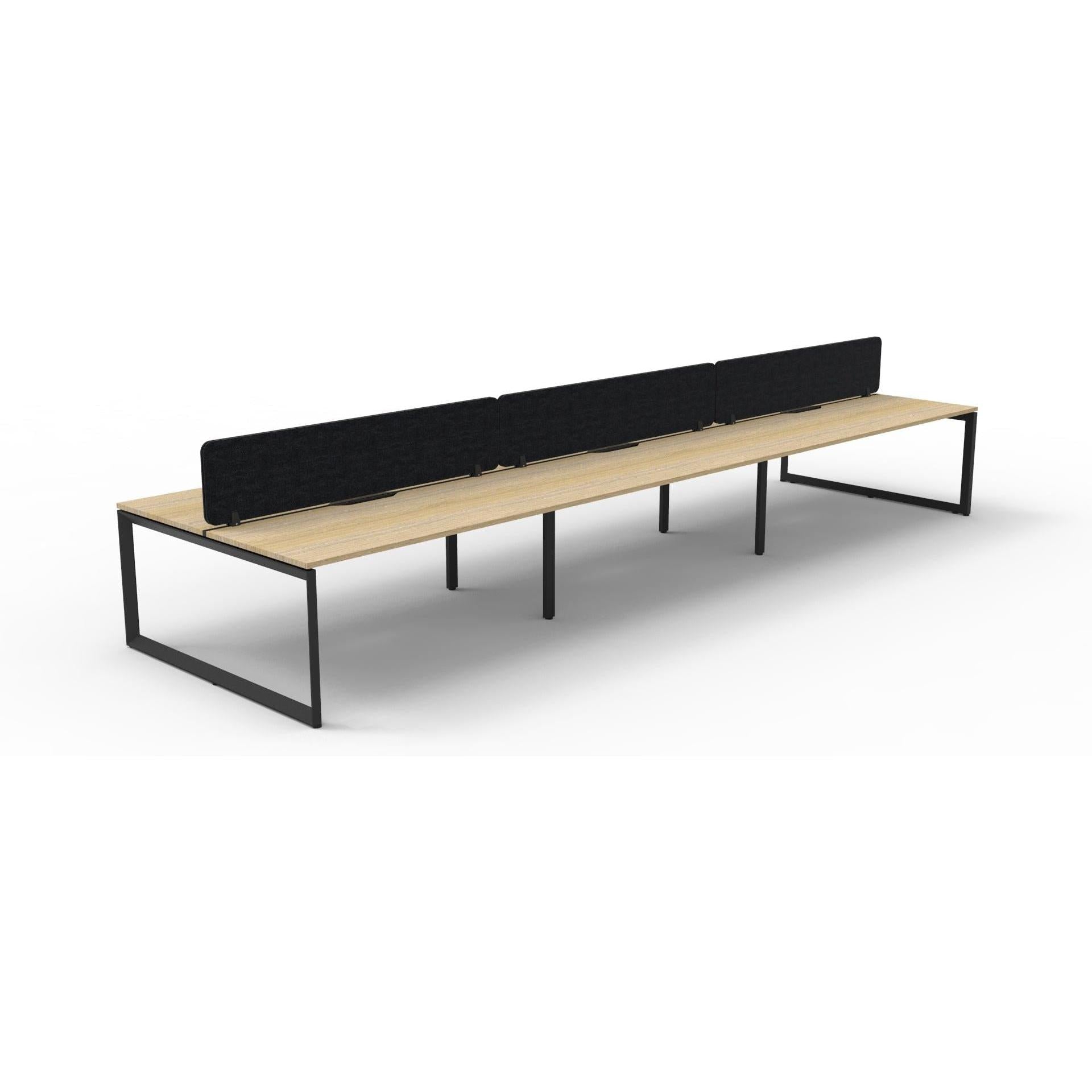 Infinity Back to Back Loop Leg Workstation - 6 Persons