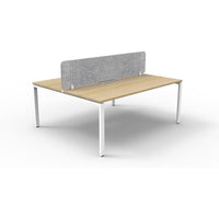 Infinity Back to Back Profile Leg Workstation - 2 Persons