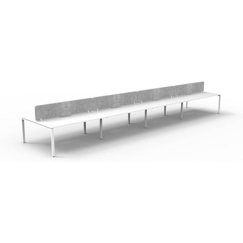 Infinity Back to Back Profile Leg Workstation - 8 Persons