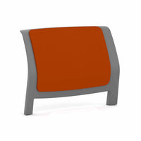 Game Chair Back Shell with Fabric Insert