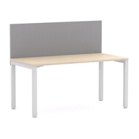 Axis 1 User Single Desk, 50x50mm Square Leg Design. Includes: Edge25 Screen
