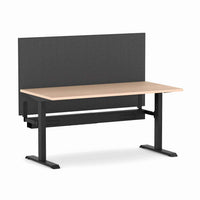 Klass Fixed Straight Workstation with Edge25 Screen