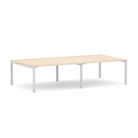 Axis 4-Person Double-sided Desk Workstation