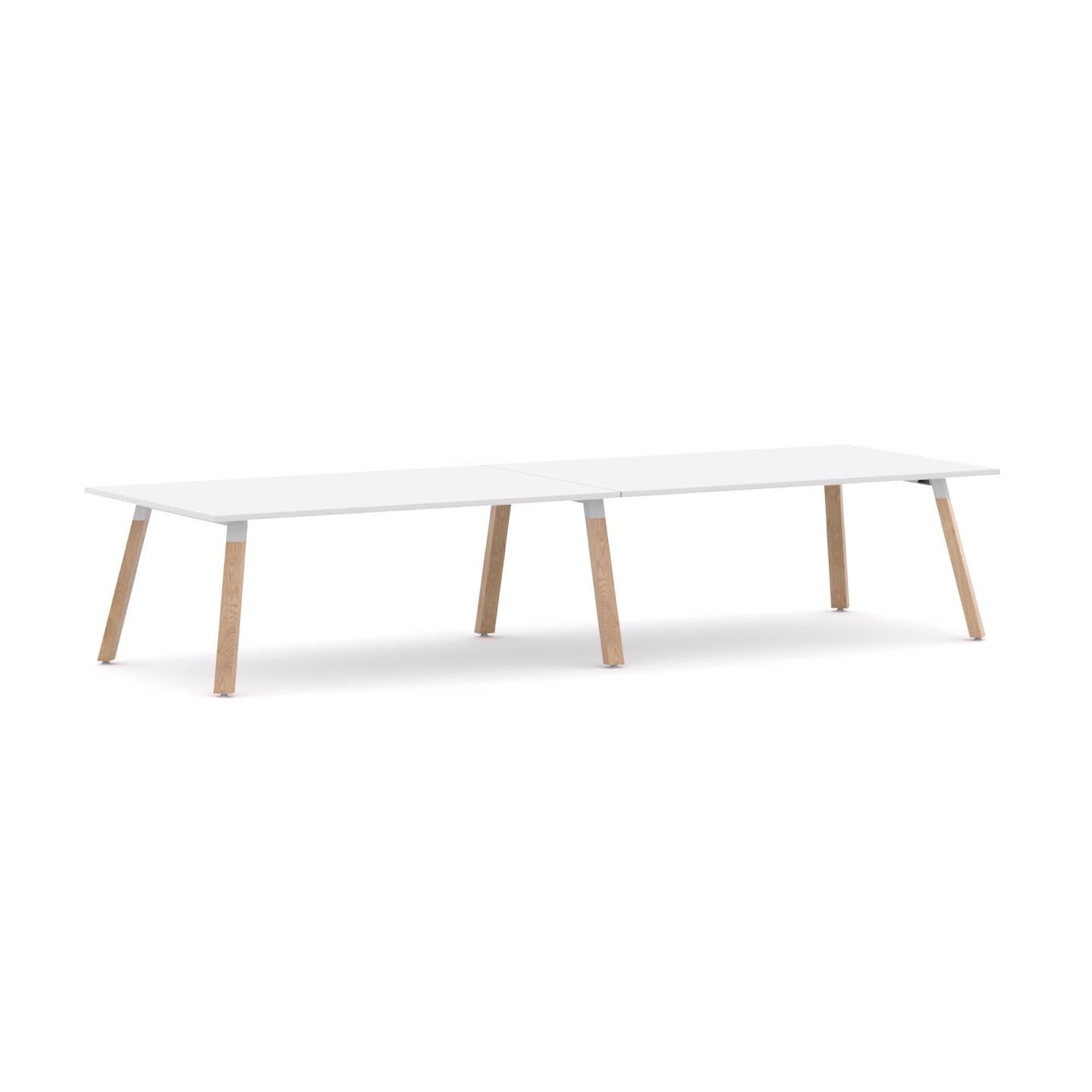Plantation Boardroom Table 6 LegHousing, Oak Legs