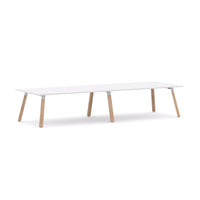 Plantation Boardroom Table 6 LegHousing, Oak Legs