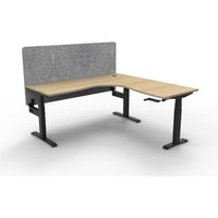 Boost Crank Corner Workstation with Eco Panel Screen