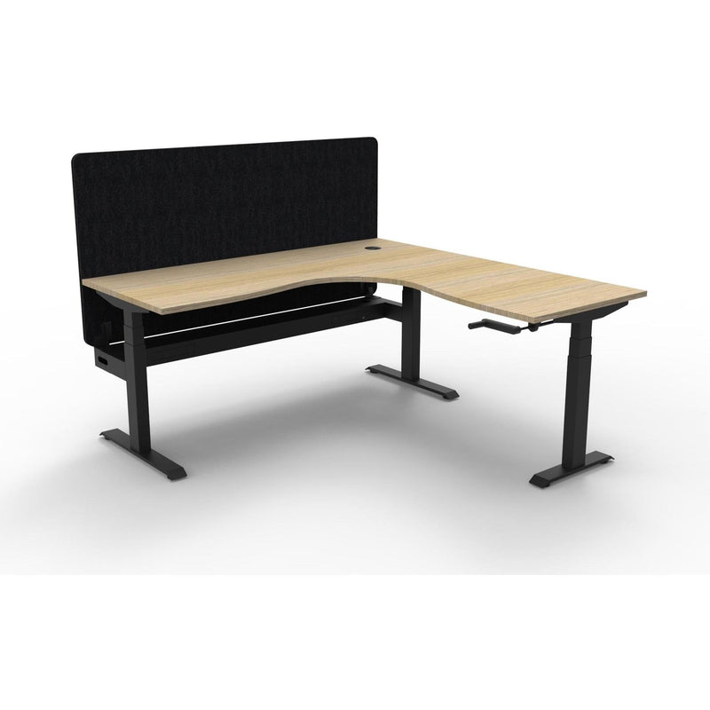 Boost Crank Corner Workstation with Eco Panel Screen