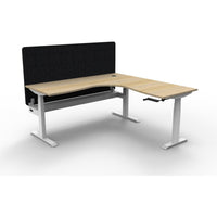 Boost Crank Corner Workstation with Eco Panel Screen