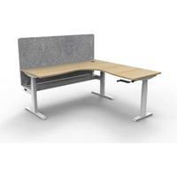 Boost Crank Corner Workstation with Eco Panel Screen