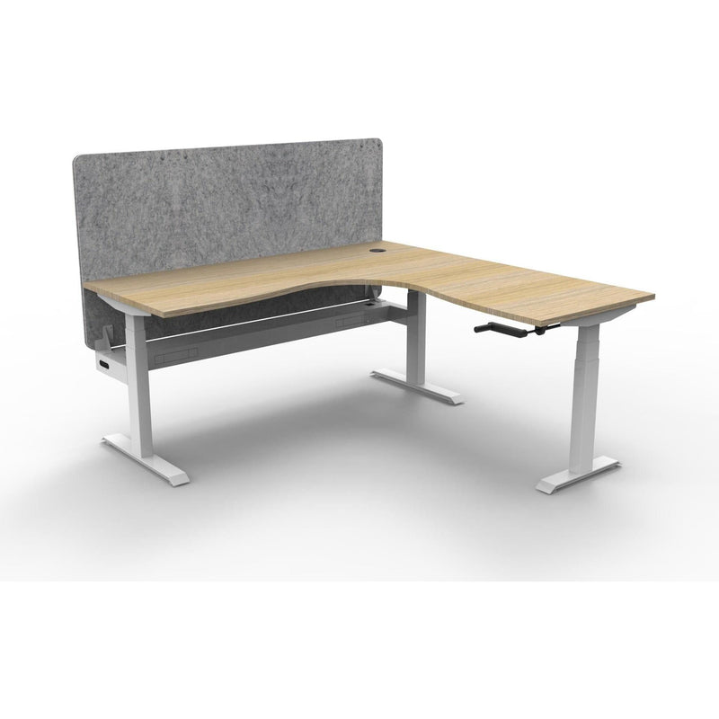 Boost Crank Corner Workstation with Eco Panel Screen