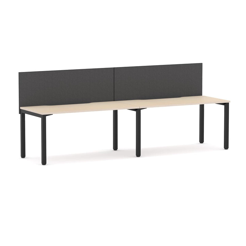 Axis 2 User Single-Sided Desks, 50x50mm Square Leg Design. Includes: Edge25 Screen