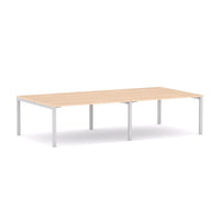 Axis 4-Person Double-sided Desk Workstation