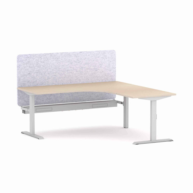 Klass Fixed 90Deg Workstation With AcoustiQ Screen