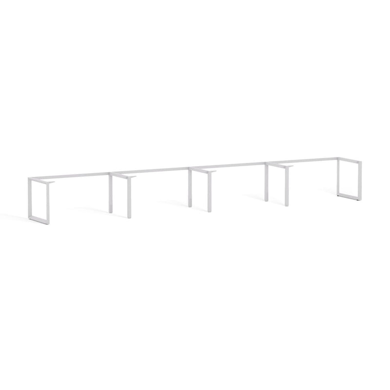 Anvil 4-Person Single-sided Desk Workstation Frame Only