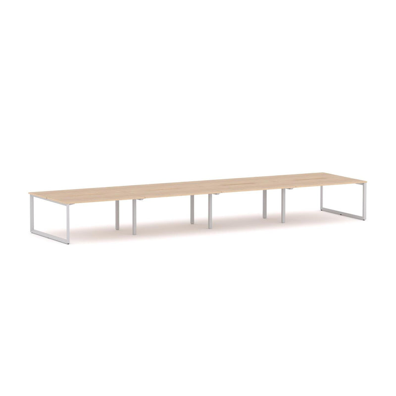 Anvil 8-Person Double-sided Desk Workstation