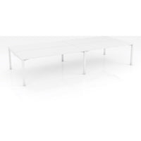 Axis Stretch 4 Person Double Sided Desk