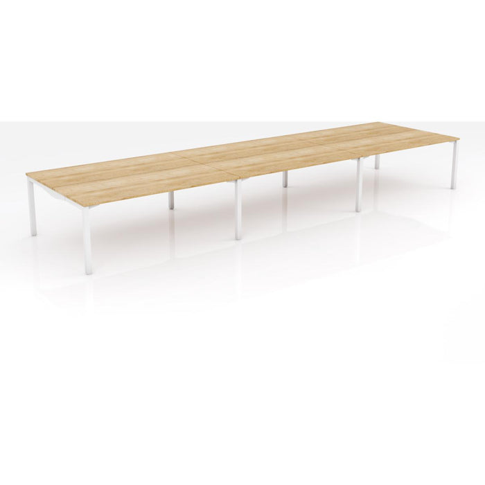 Axis Stretch 6 Person Double Sided Desk