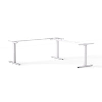 Agile Fixed Rectangle 90° Desk and Return - Frame Only