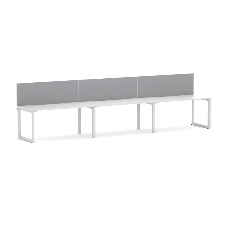 Anvil 3 User Single-Sided Desks, 50x50mm Triangular Loop Leg Design. Includes: Edge25 Screen