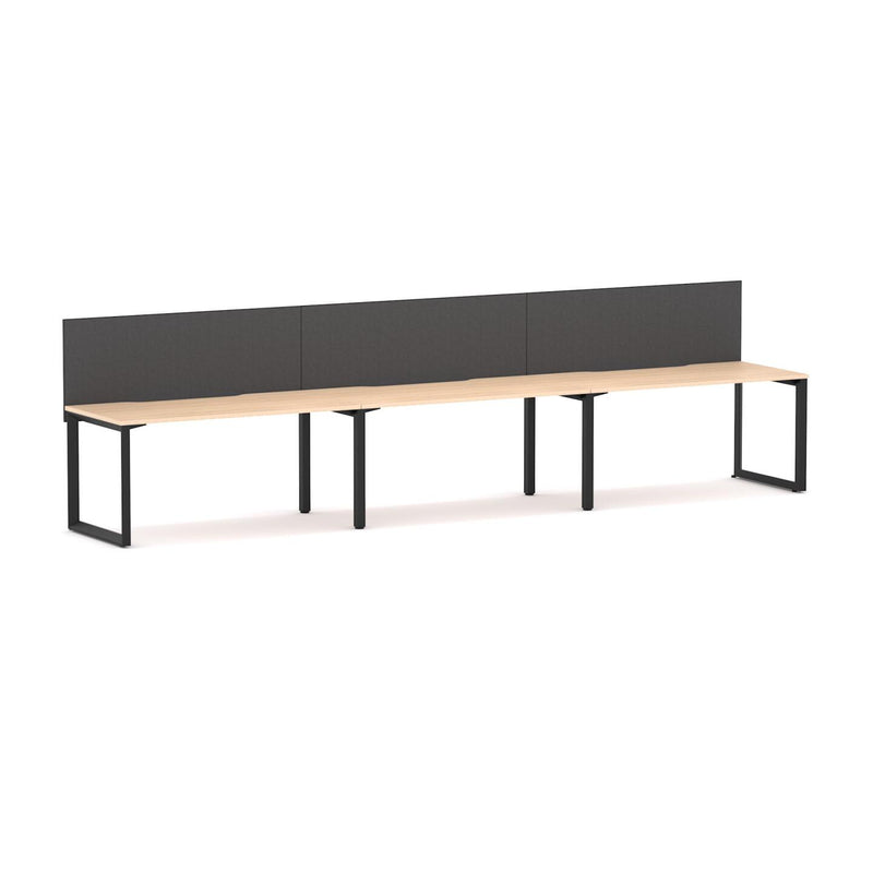 Anvil 3 User Single-Sided Desks, 50x50mm Triangular Loop Leg Design. Includes: Edge25 Screen