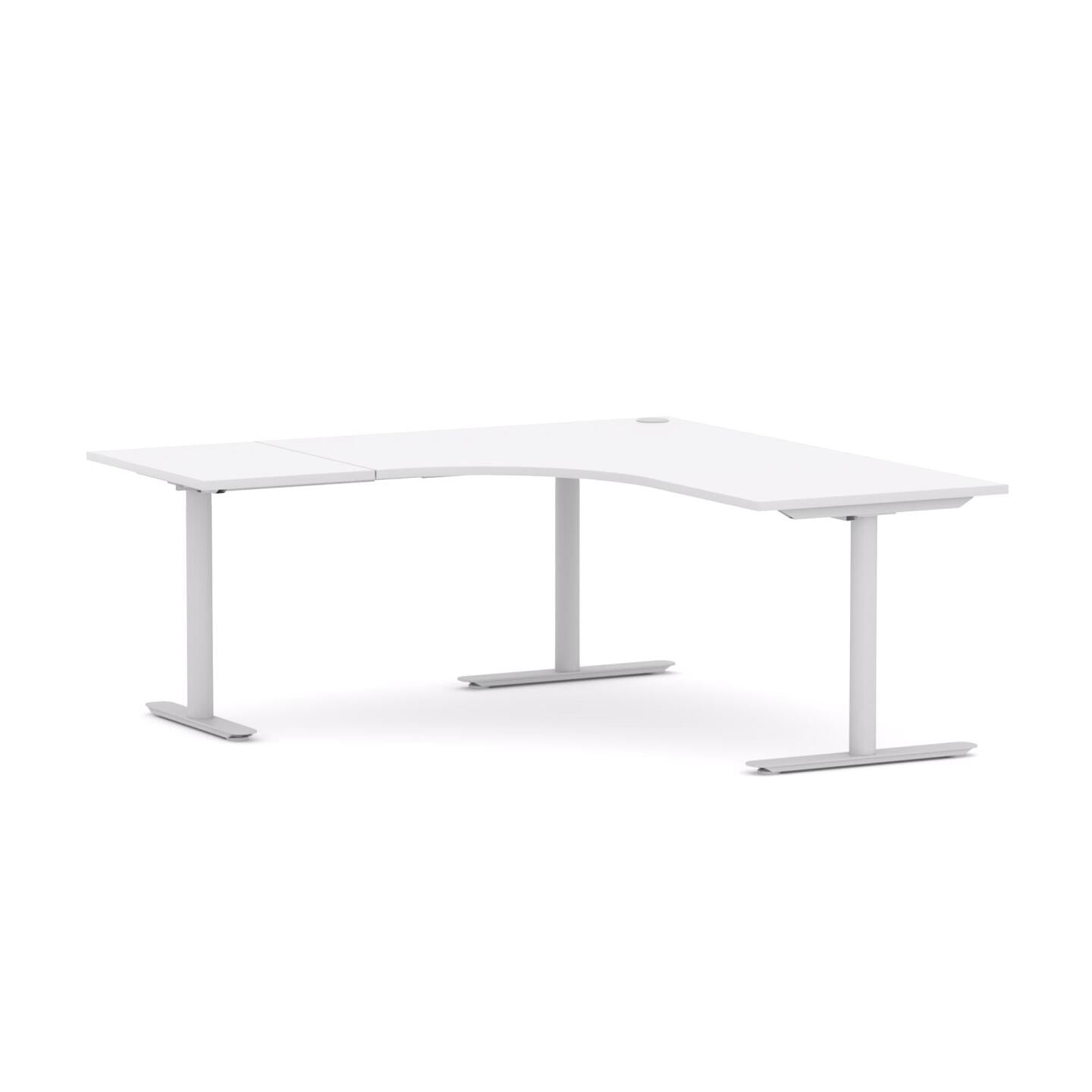 Agile Fixed Round 90° Workstation