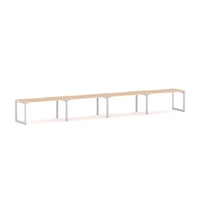 Anvil 4-Person Single-sided Desk Workstation