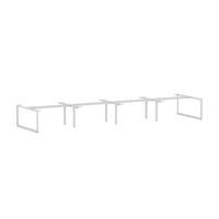 Anvil 8-Person Double-sided Desk Workstation Frame Only