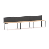 Axis 3 User Single-Sided Desks, 50x50mm Square Leg Design. Includes: Edge25 Screen