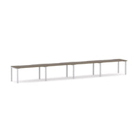 Axis 4-Person Single-sided Desk Workstation