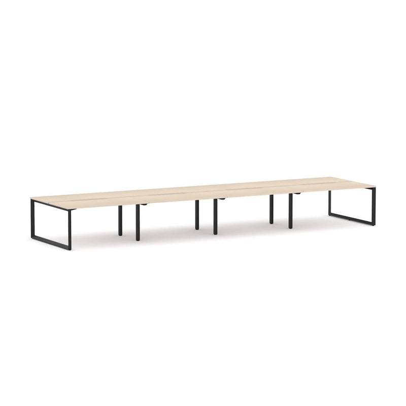Anvil 8-Person Double-sided Desk Workstation