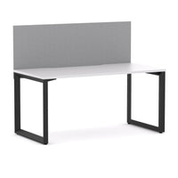Anvil 1 User Single Desk, 50x50mm Triangular Loop Leg Design. Includes: Edge25 Screen
