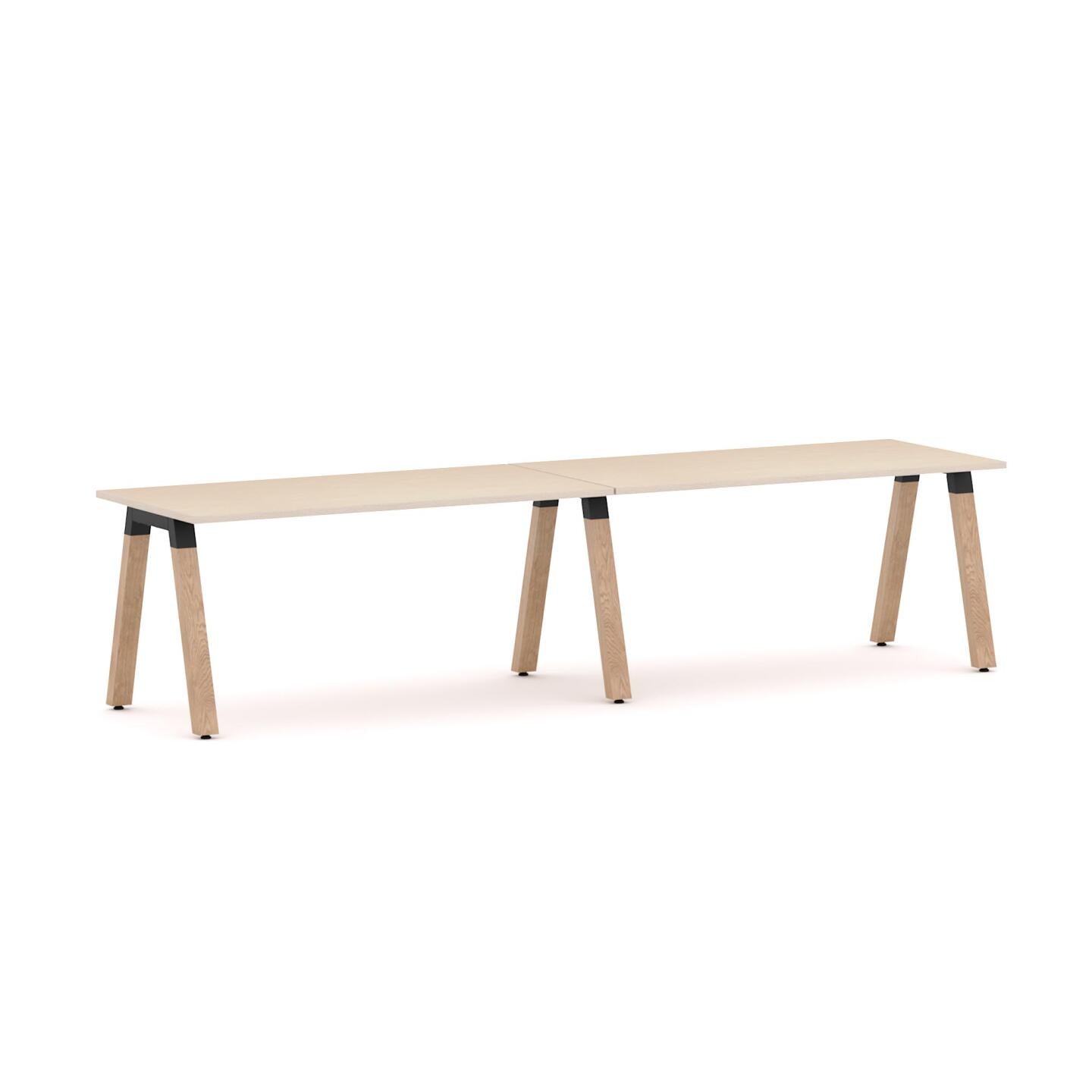 Plantation 2-Person Single-sided Desk Workstation