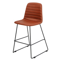 Sofia Kitchen Stool with Powdercoated Sled Base