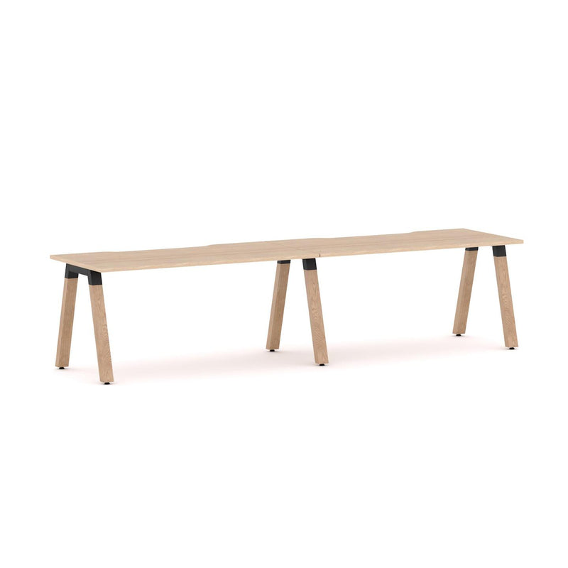 Plantation 2-Person Single-sided Desk Workstation