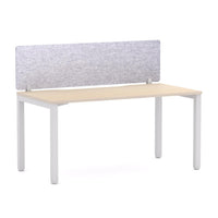 Axis 1 User Single Desk, 50x50mm Square Leg Design. Includes: AcoustiQ Screen