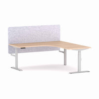Klass 3C/2M Electric 90Deg Workstation With AcousiQ Screen