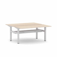 Klass Fixed 2-Person Double-sided Desk Workstation