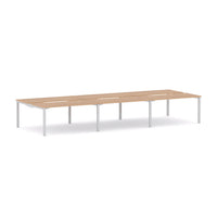Axis Stretch 6-Person Double-sided Desk Workstation