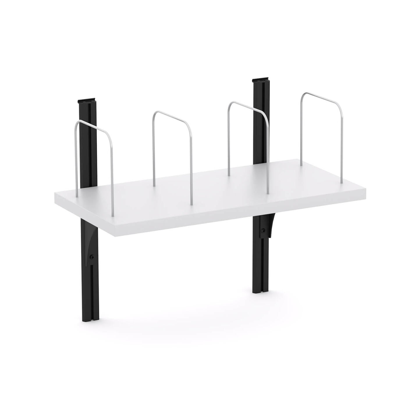 STUDIO Scn hung shelf w/Droppers 600x300