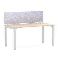 Axis 1 User Single Desk, 50x50mm Square Leg Design. Includes: AcoustiQ Screen