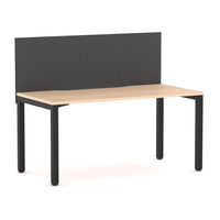 Axis 1 User Single Desk, 50x50mm Square Leg Design. Includes: Edge25 Screen