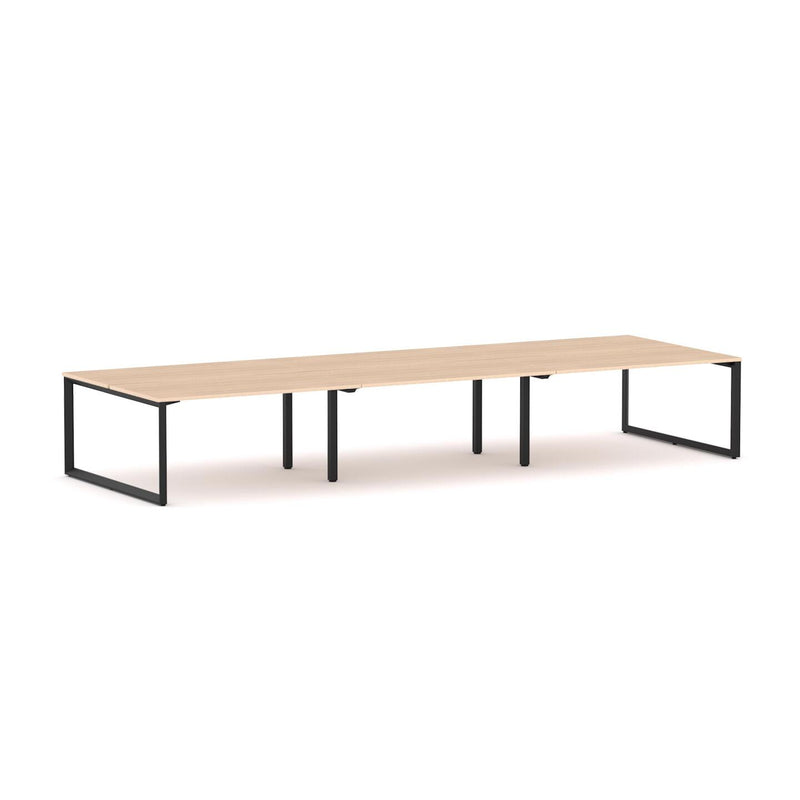 Anvil 6-Person Double-sided Desk Workstation