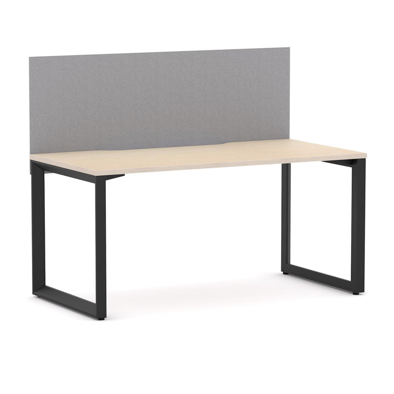 Anvil 1 User Single Desk, 50x50mm Triangular Loop Leg Design. Includes: Edge25 Screen