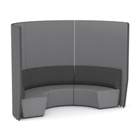 Motion Arc 3 Walls Charcoal/Stone